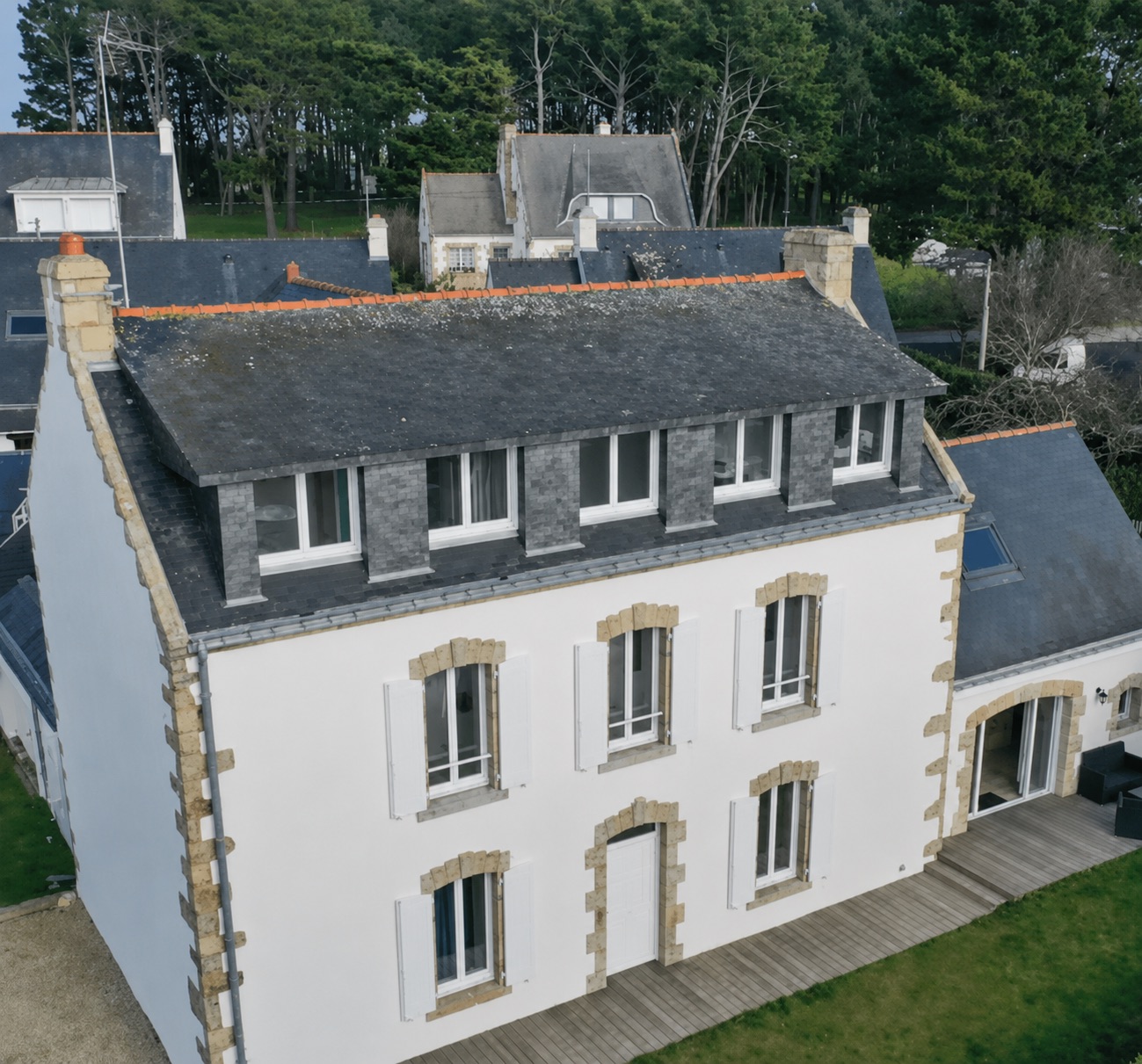 The retreat house exterior